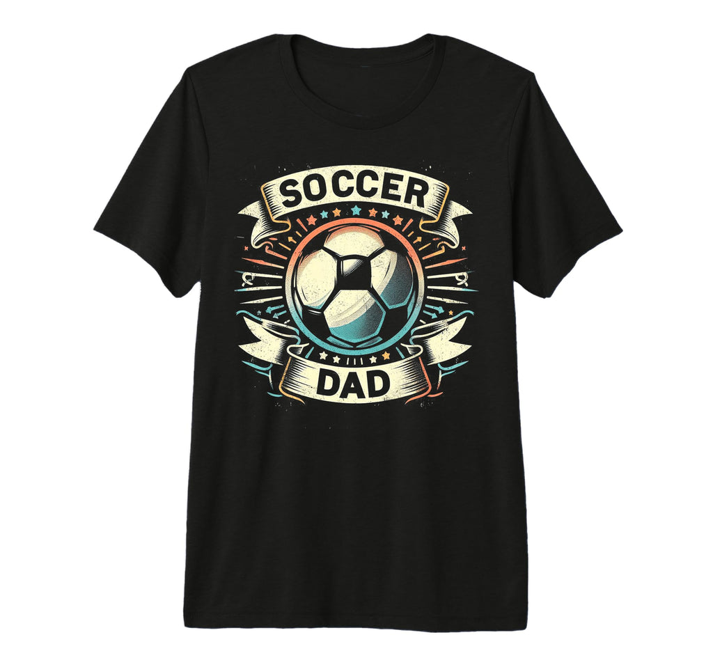 Soccer Dad Family Matching Dad Fathers Day T-Shirt - Graphic Print Unisex