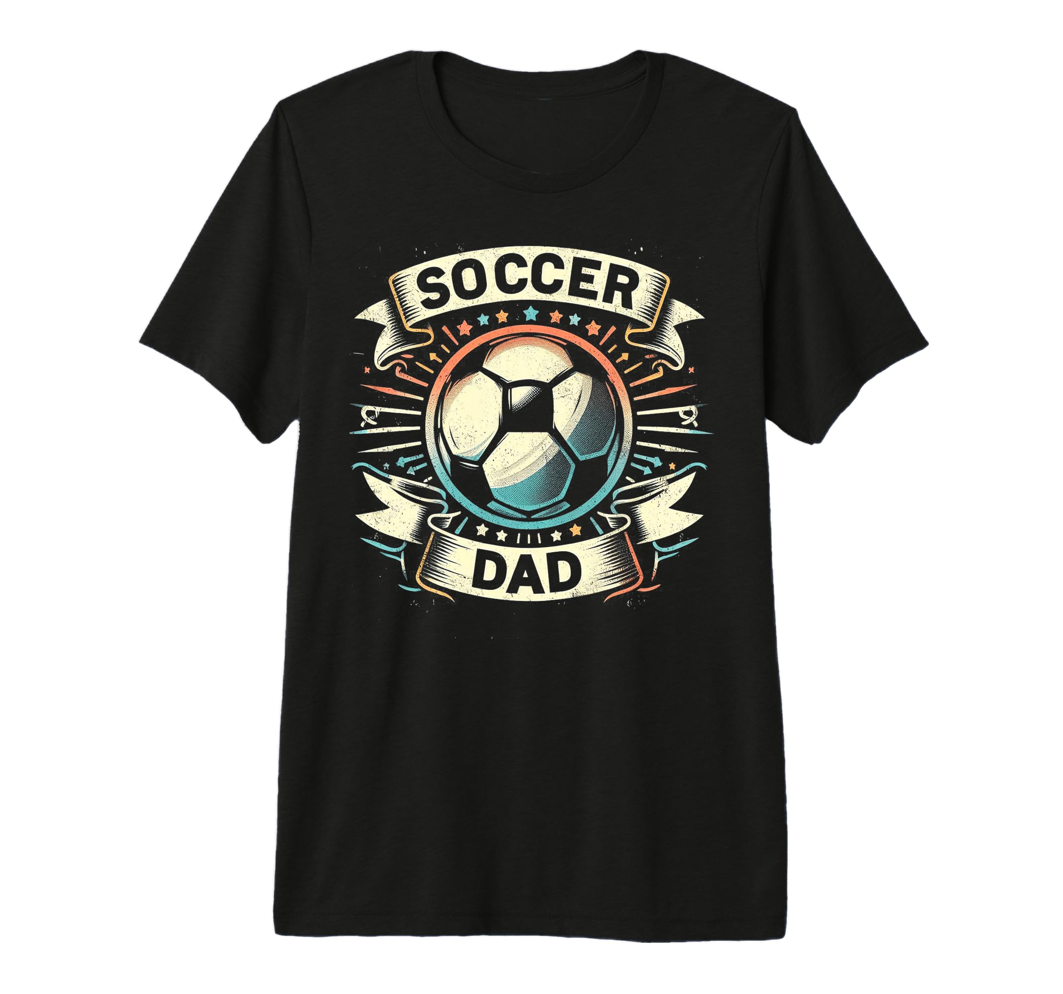 Soccer Dad Family Matching Dad Fathers Day T-Shirt - Graphic Print Unisex