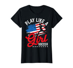 Play Like Soccer Player Athlete Team Coach T-Shirt - Graphic Print Unisex