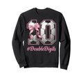 Bow Soccer Football Double Digits Sweatshirt - Casual Everyday Wear Unisex