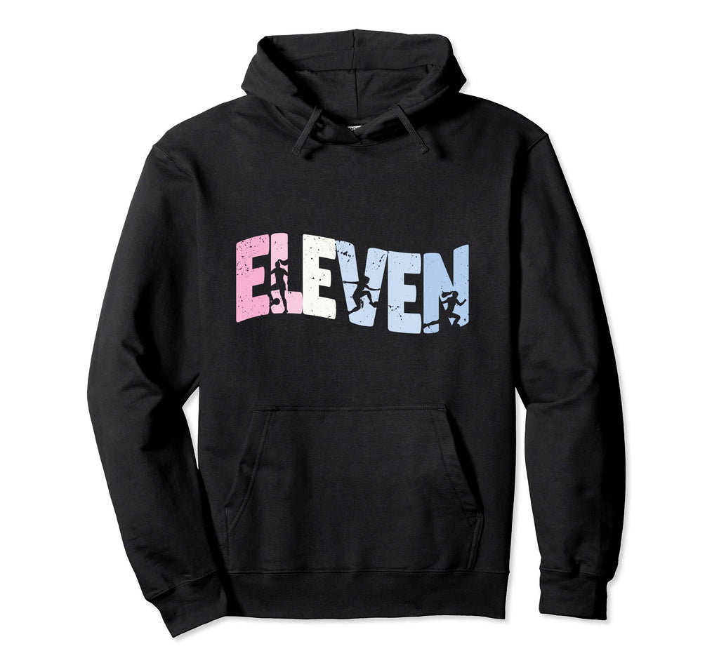 11 Year Old Soccer Birthday 11Th B Day Hoodie - Novelty Apparel Men Women