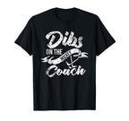 Dibs Coach T Shirts Hockey Coachs T-Shirt - Custom Art Print for Adults
