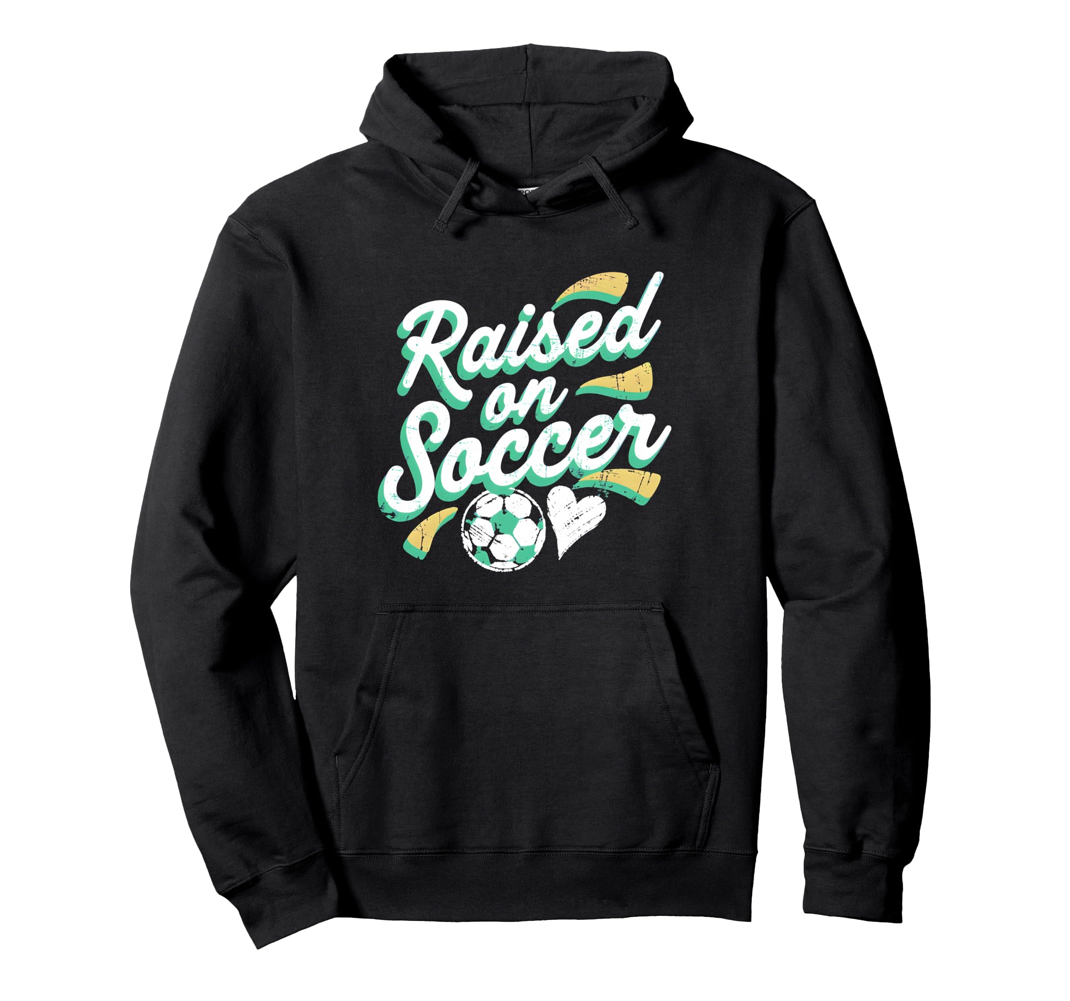 Raised Soccer Mom Family Pride Hoodie - Graphic Print for Adults