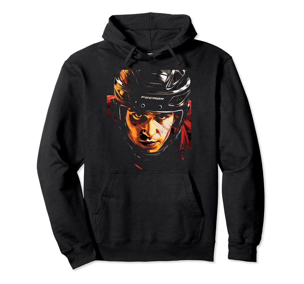 Ice Hockey Player Goalie Goalkeeper Hoodie - Unique Graphic Men Women