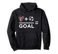 Funny Soccer Player Math Goal Lover Hoodie - Graphic Print for Adults