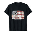 American Flag Soccer Pappy T-Shirt - Minimalist Print Unisex