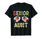 Senior Aunt 2023 Soccer Class 2023 T-Shirt - Streetwear Style Men Women