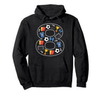 8Th Birthday 8 Year Old Football Soccer Hoodie - Graphic Print for Adults