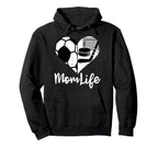 Mom Life Funny Soccer Hockey Mom Hoodie - Custom Art Print for Adults