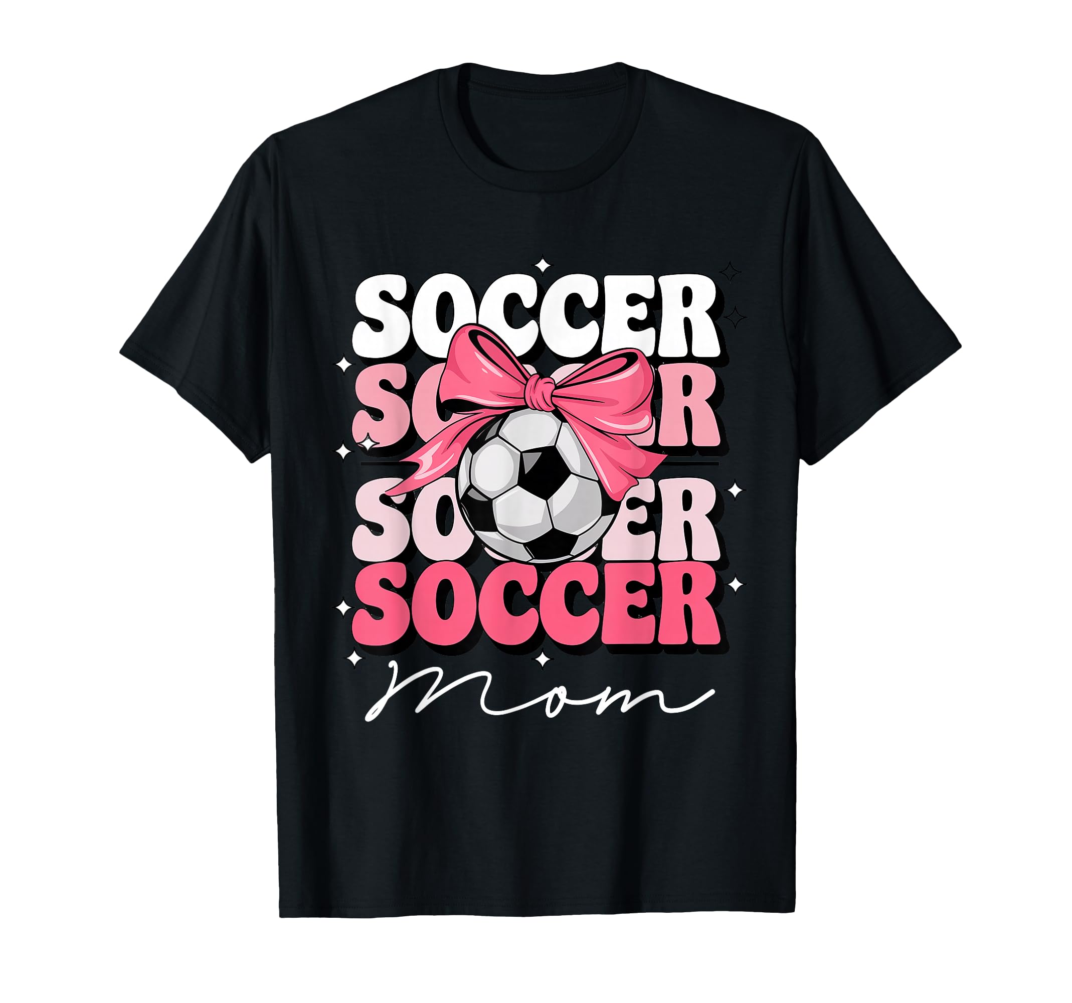 Groovy Soccer Mom Mother Coquette T-Shirt - Streetwear Style for Adults