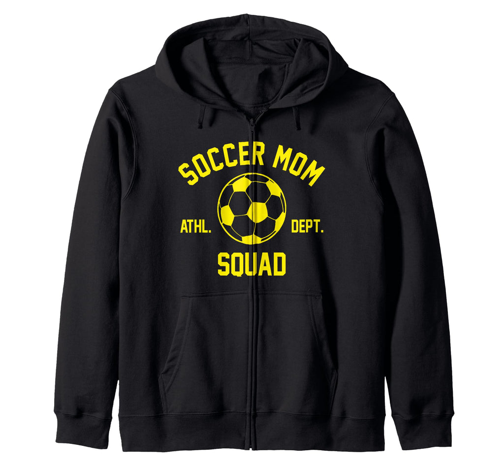 Soccer Mom Squad Gifts Hoodie - Custom Art Print Men Women