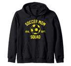 Soccer Mom Squad Gifts Hoodie - Custom Art Print Men Women