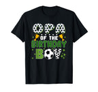 Opa Birthday Soccer Group Family T-Shirt - Fun Novelty Design for Adults