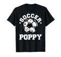 Soccer Poppy Soccer Ball T-Shirt - Fun Novelty Design for Adults