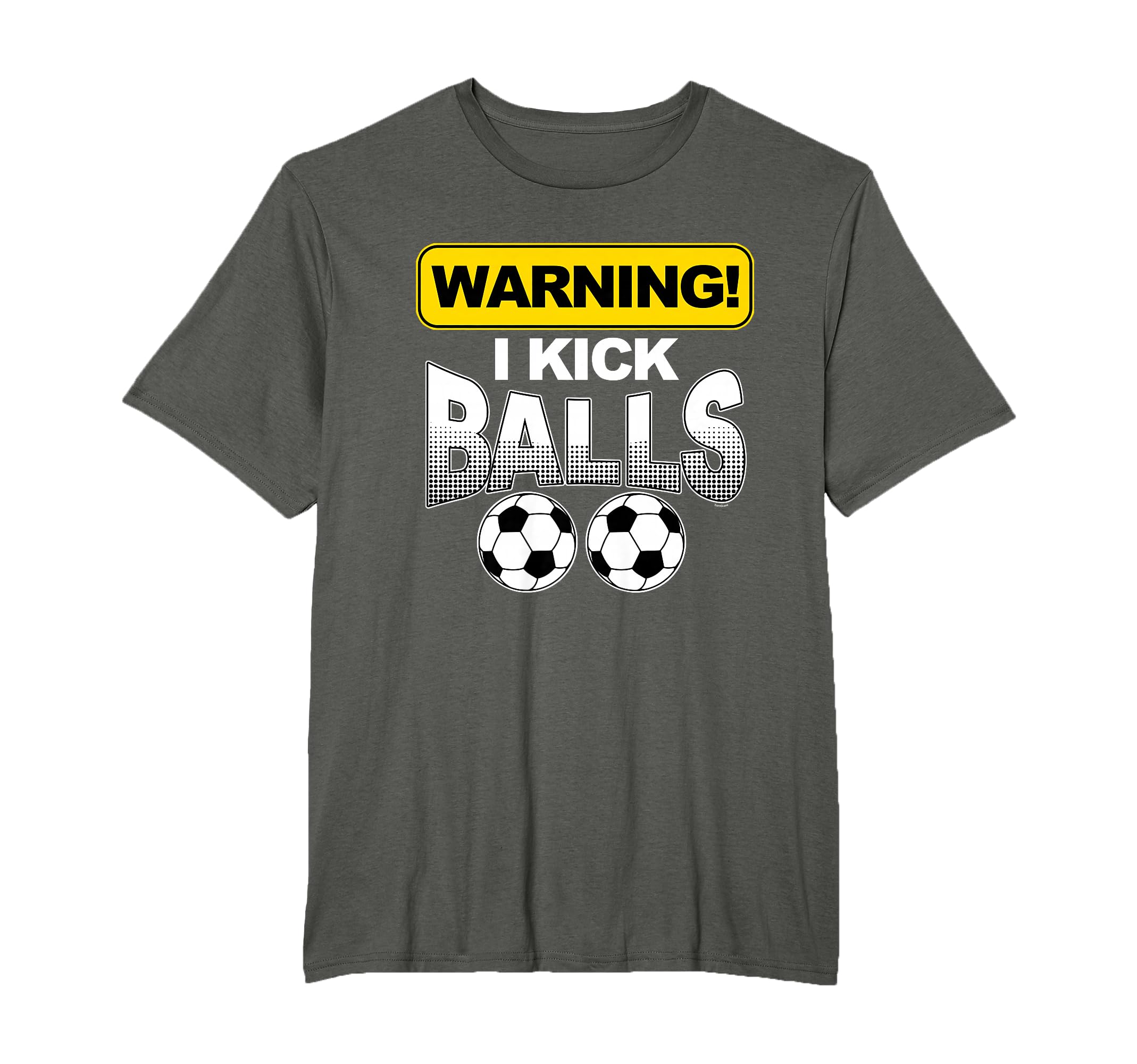 Ich Kicke Balls Striker Football T-Shirt - Custom Art Print Men Women