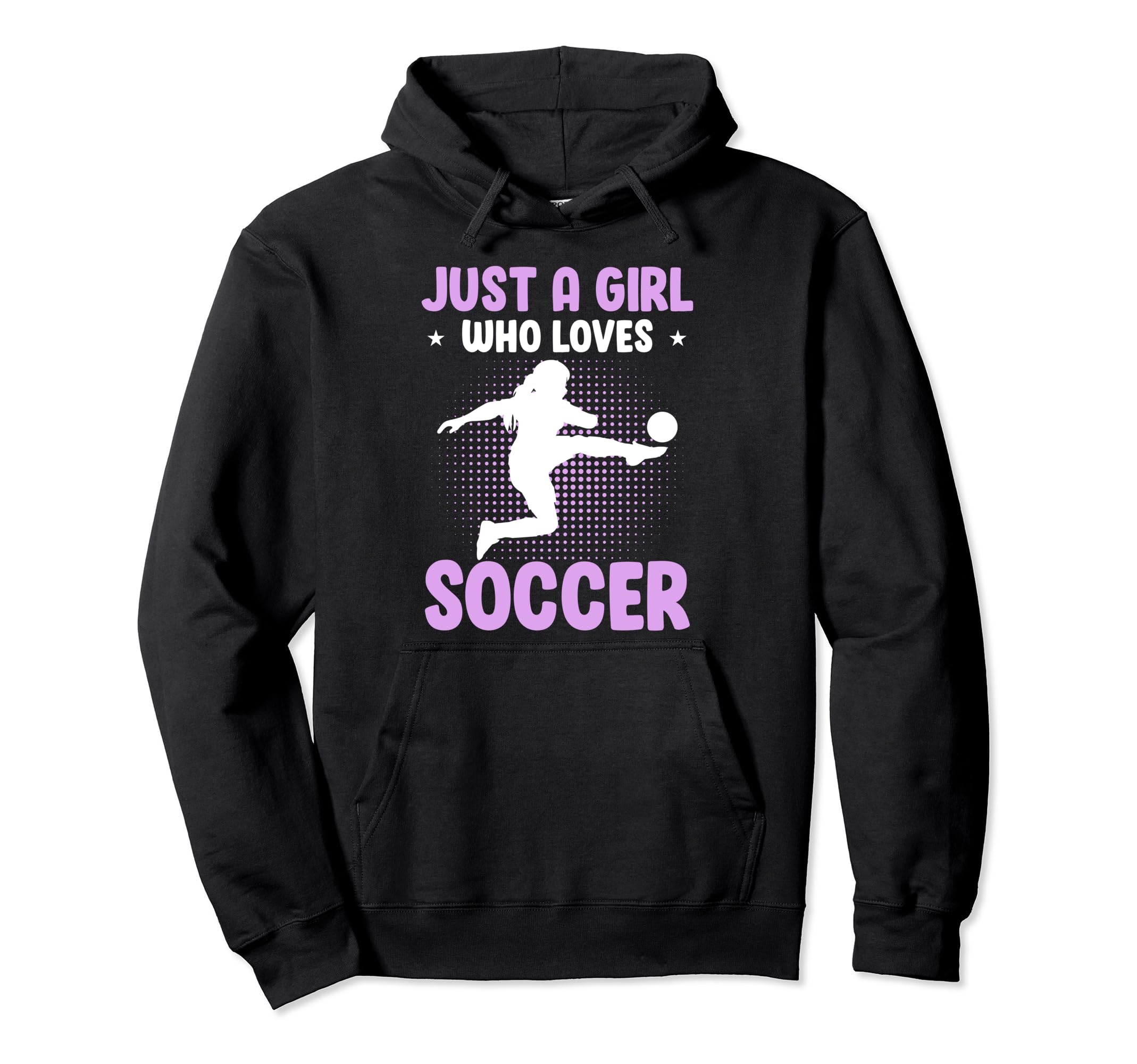 Just Who Loves Soccer Hoodie - Novelty Apparel Men Women