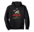 Goalie Gear Goalkeeper Definition Hoodie - Casual Everyday Wear for Adults