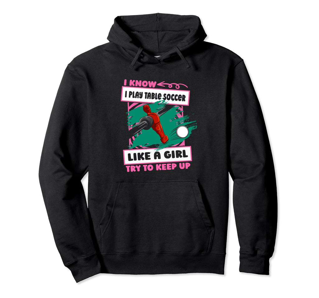 Foosball Kicker Table Soccer Hoodie - Custom Art Print Men Women