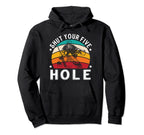 Shut Your Five Hole Ice Hockey Player Hoodie - Graphic Print Men Women