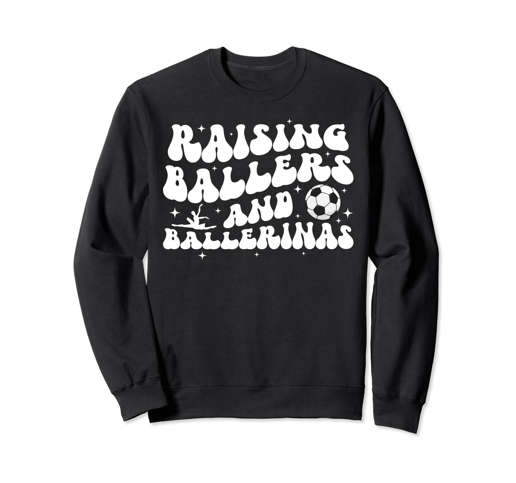 Raising Ballers And Ballerinas Sweatshirt - Graphic Print for Adults