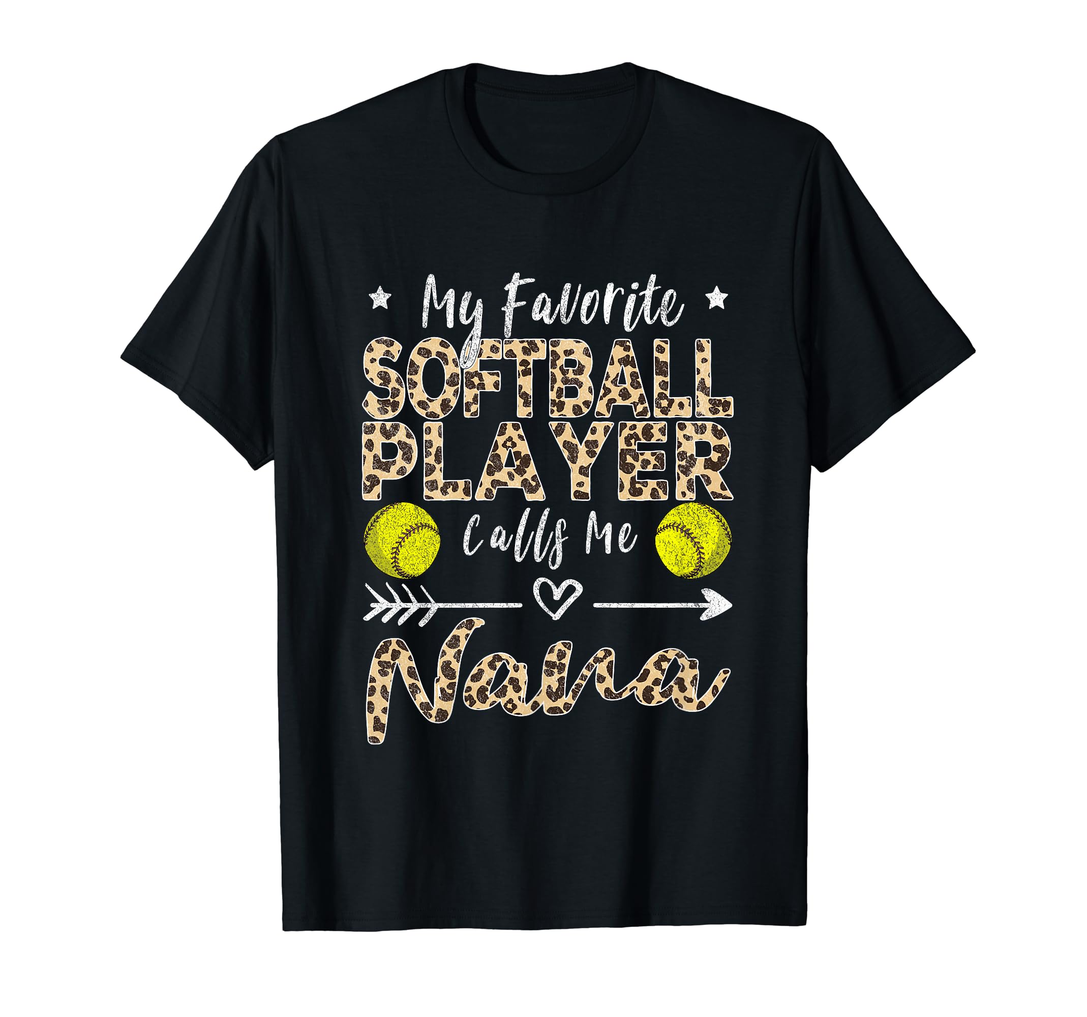 My Favorite Softball Player Calls Me T-Shirt - Graphic Print for Adults