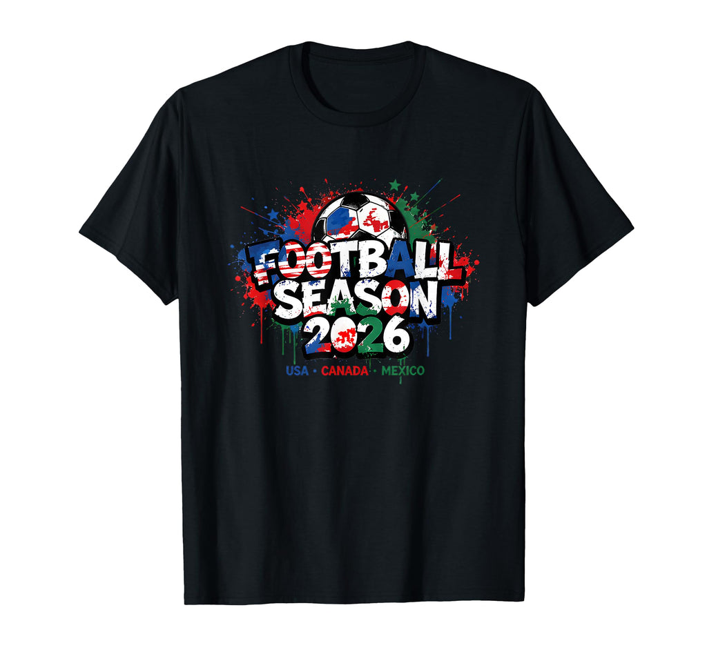 Football Season 2026 Global Soccer T-Shirt - Custom Art Print Unisex