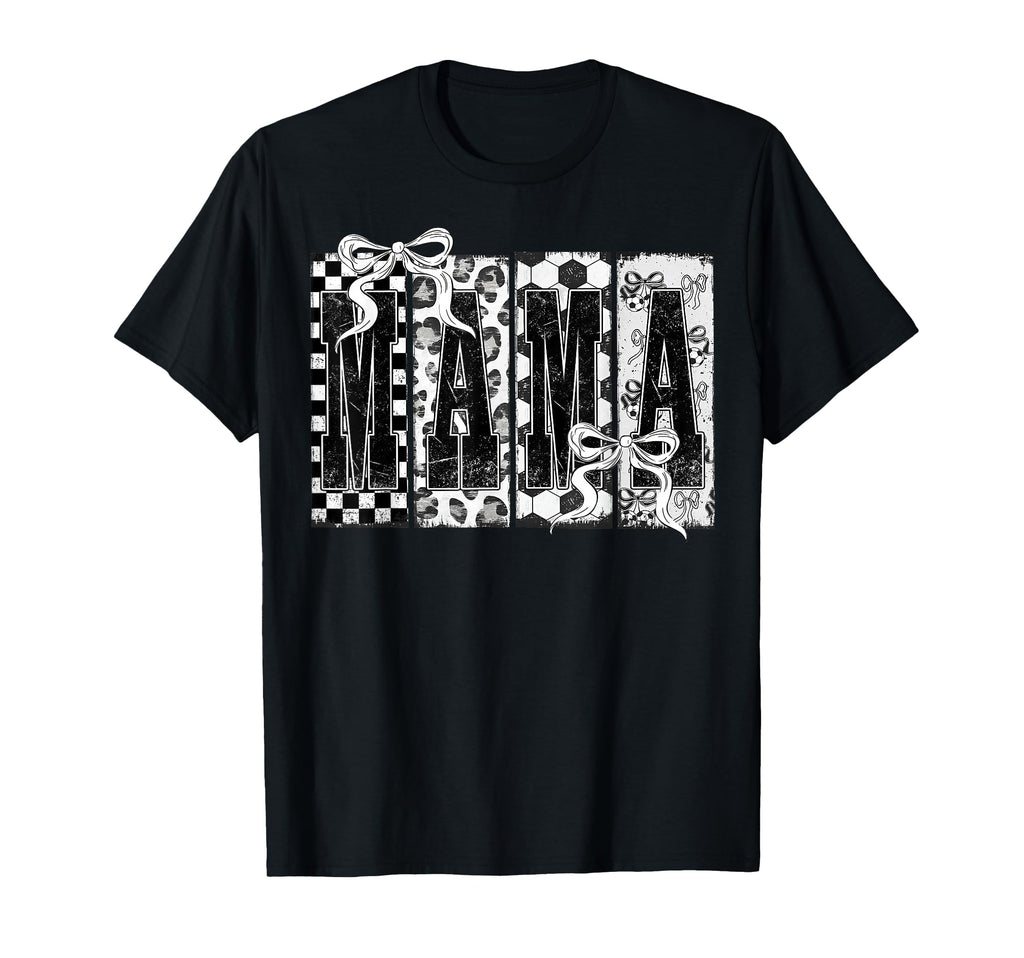 Coquette Bow Soccer Mama Soccer Mom T-Shirt - Custom Art Print Men Women