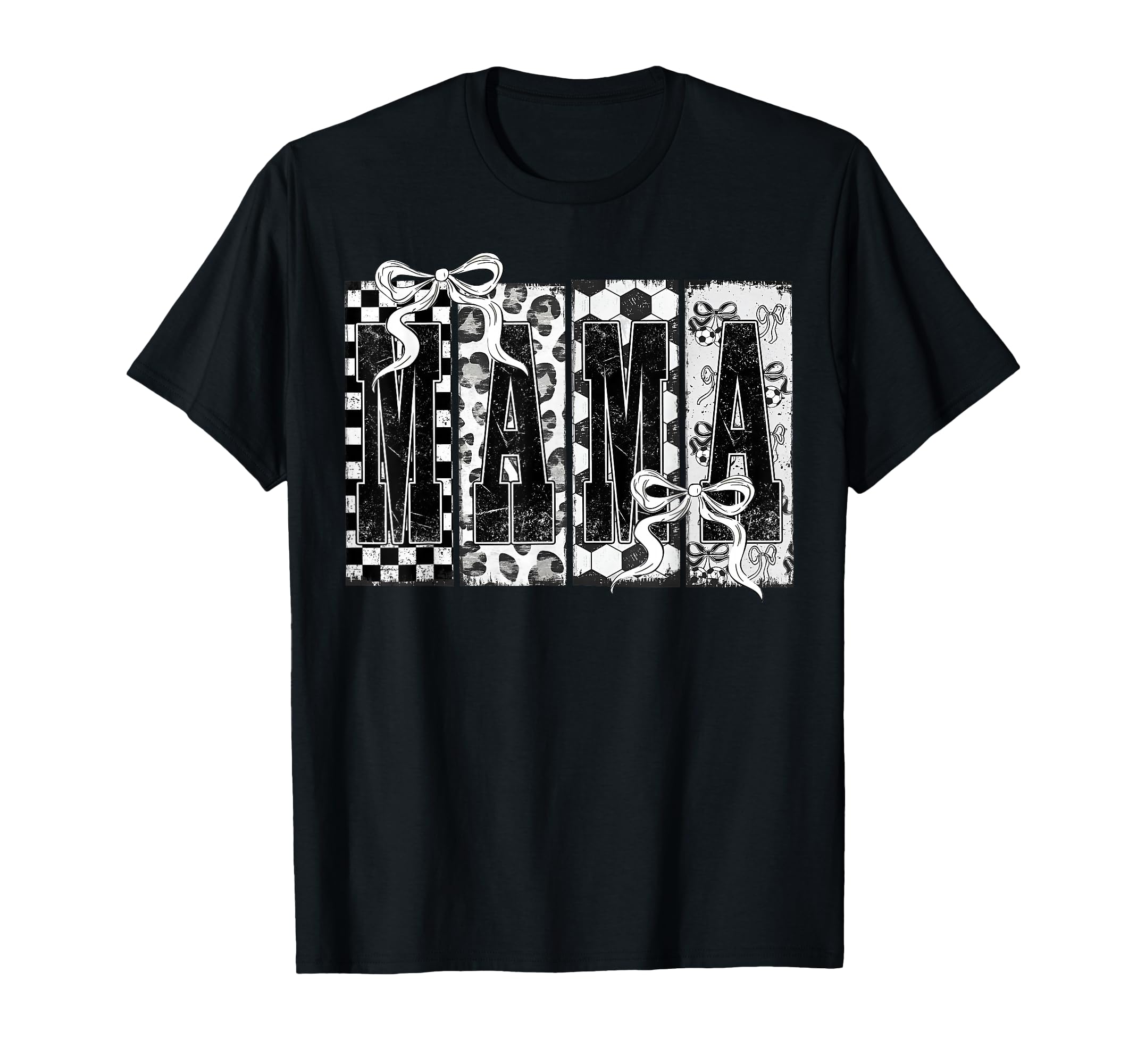 Coquette Bow Soccer Mama Soccer Mom T-Shirt - Custom Art Print Men Women