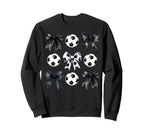 Soccer Bow Game Day Mama Soccer Mothers Sweatshirt - Unique Graphic Unisex