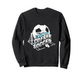 I Run Coffee And Soccer Soccer Sweatshirt - Aesthetic Graphic Unisex