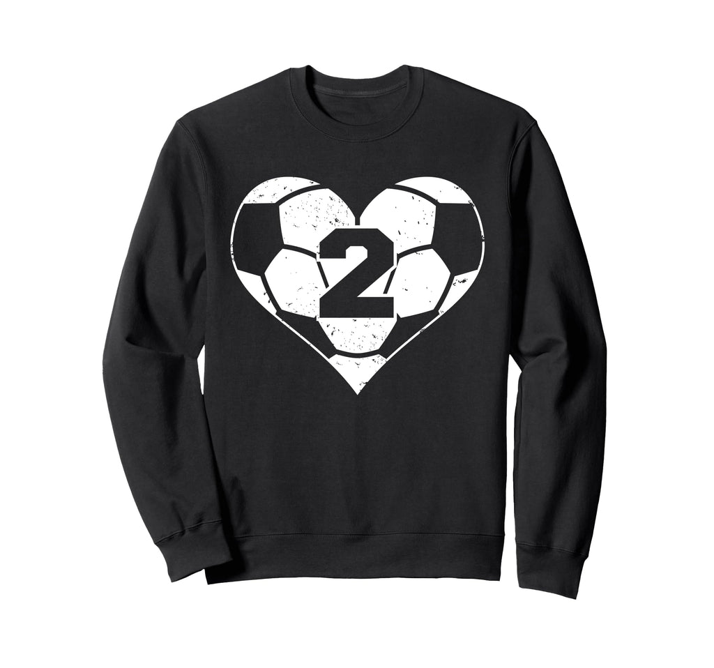 Soccer Number 2 Jersey Funny Soccer Sweatshirt - Unique Graphic for Adults