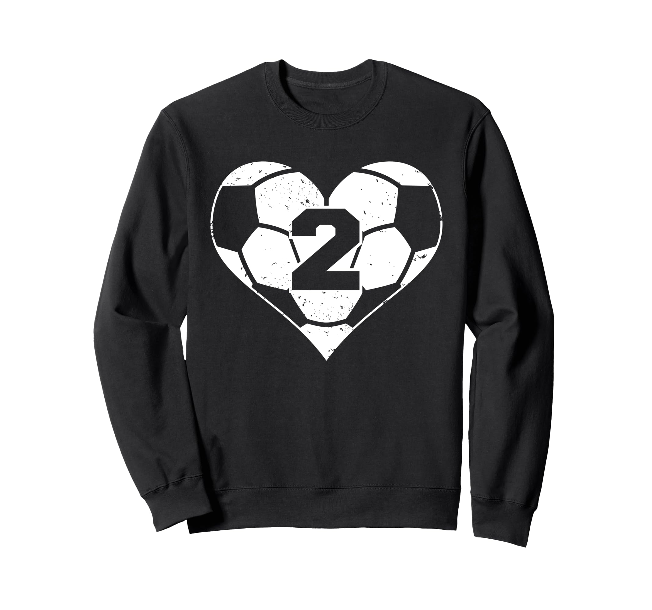Soccer Number 2 Jersey Funny Soccer Sweatshirt - Unique Graphic for Adults