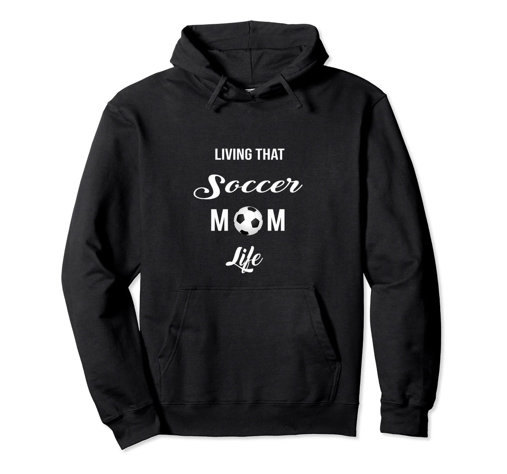 Mothers Day Living That Soccer Life Hoodie - Minimalist Print Unisex