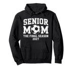 Senior Mom Soccer Class 2027 Womens Hoodie - Minimalist Print Men Women