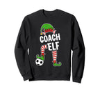 Soccer Elf Soccer Coaches Elf Sweatshirt - Novelty Apparel Men Women