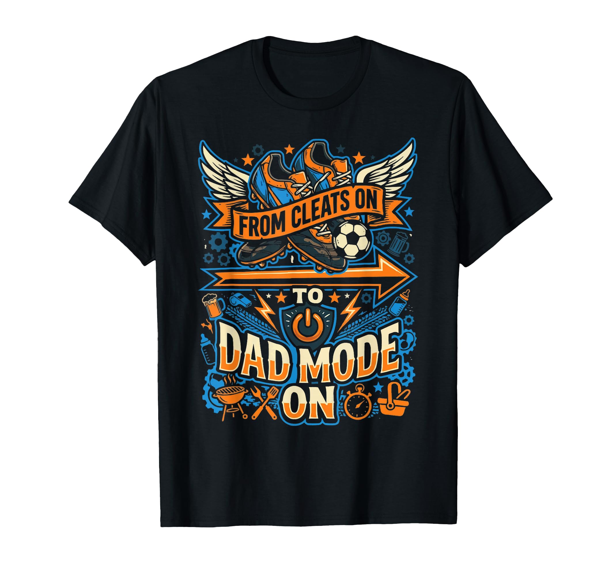 Soccer Player Soccer Dad Kick Sport T-Shirt - Casual Everyday Wear Unisex