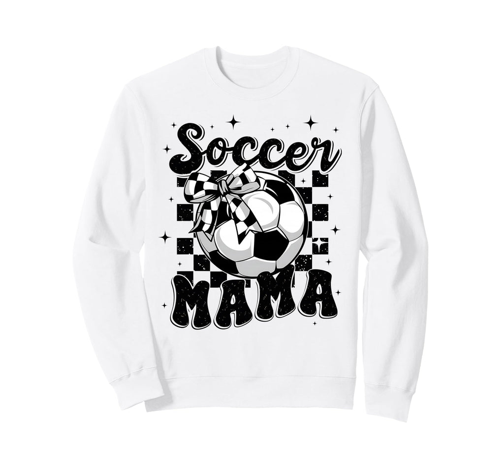 Soccer Mama Mother Mommy Preppy Sweatshirt - Aesthetic Graphic for Adults
