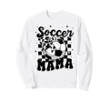 Soccer Mama Mother Mommy Preppy Sweatshirt - Aesthetic Graphic for Adults