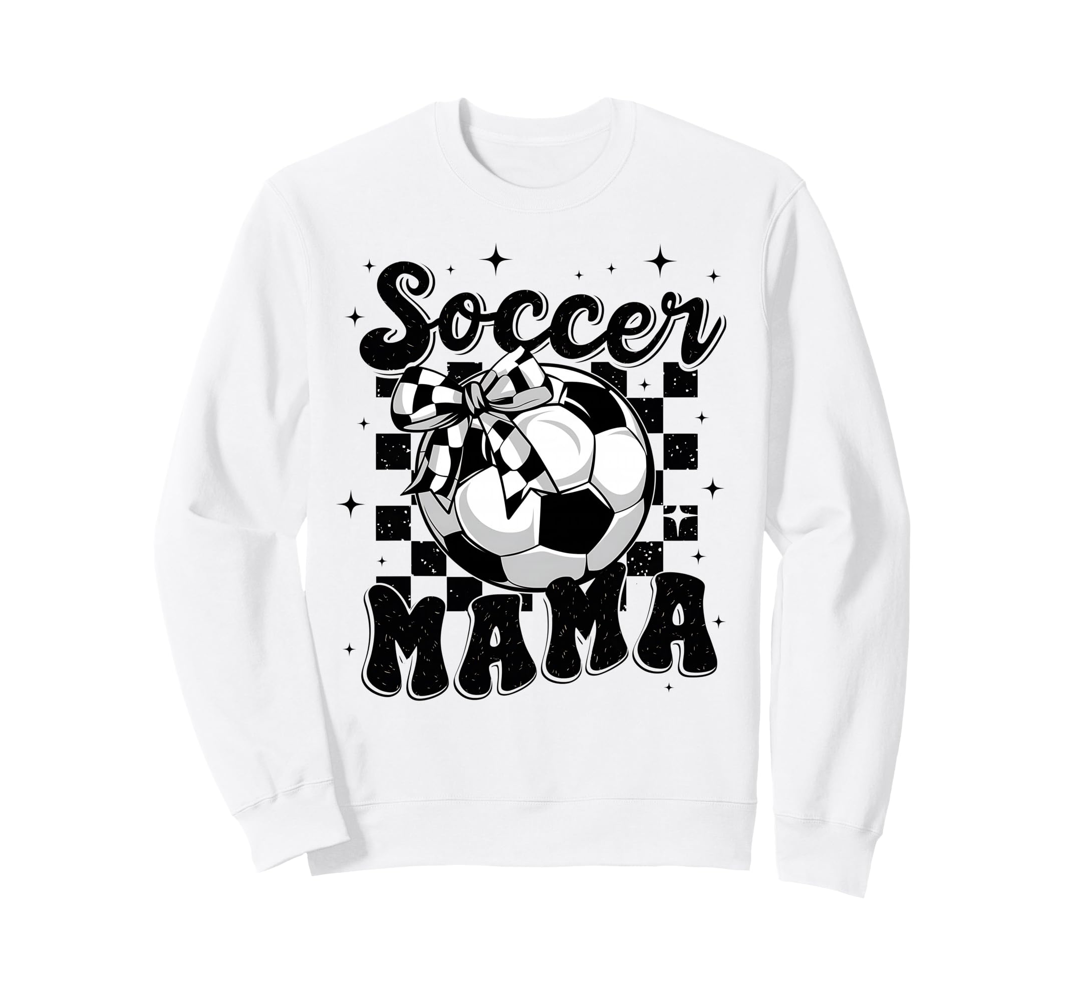Soccer Mama Mother Mommy Preppy Sweatshirt - Aesthetic Graphic for Adults