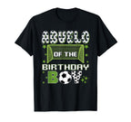 Abuelo Birthday Soccer Group Family T-Shirt - Minimalist Print Unisex