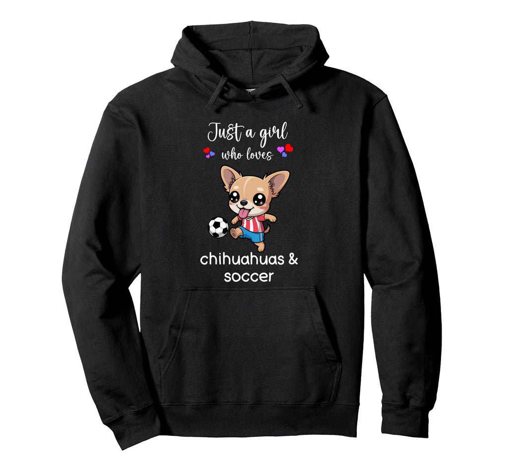 Chihuahua Soccer Chihuahua Soccer Hoodie - Custom Art Print for Adults
