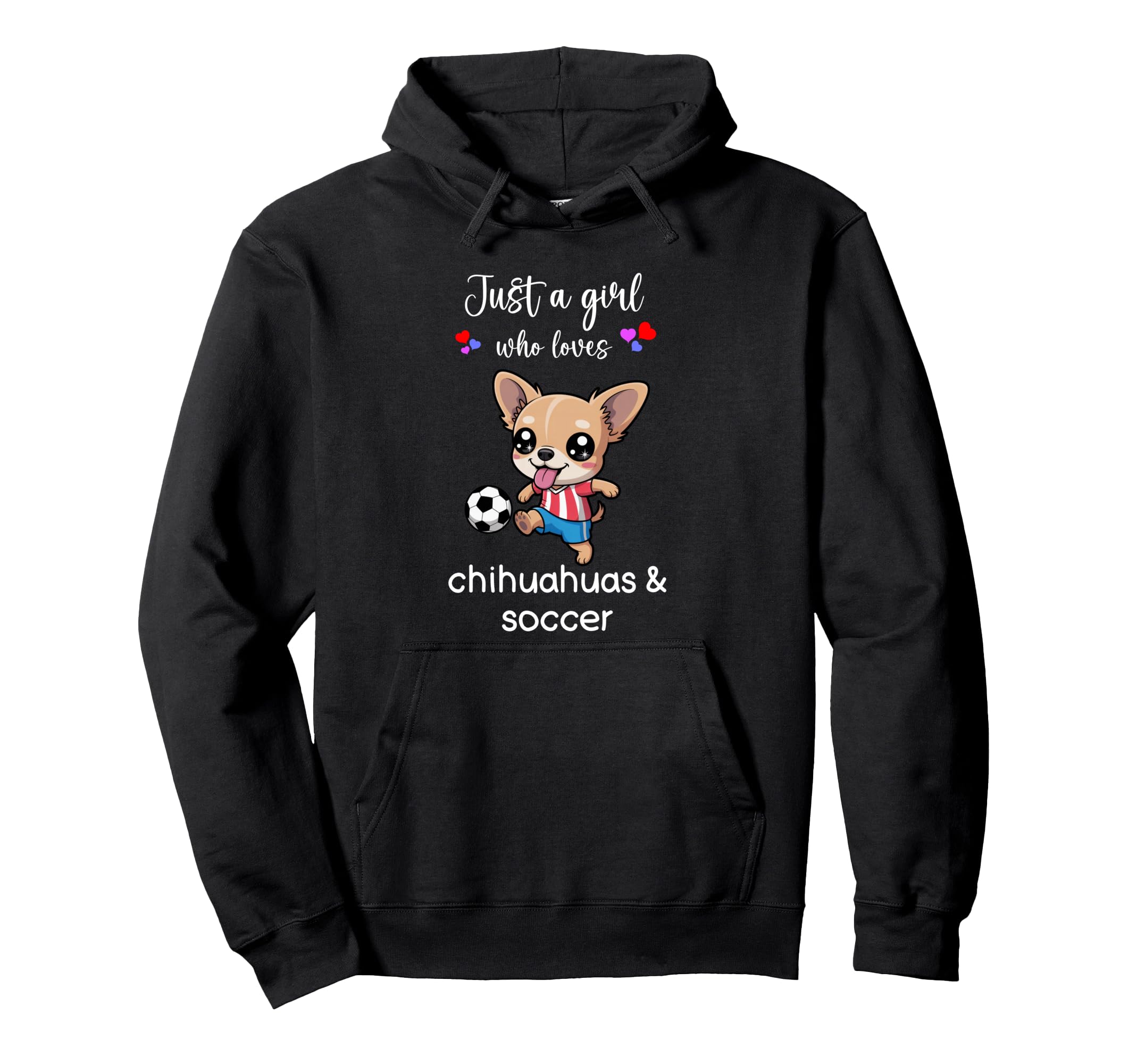 Chihuahua Soccer Chihuahua Soccer Hoodie - Custom Art Print for Adults