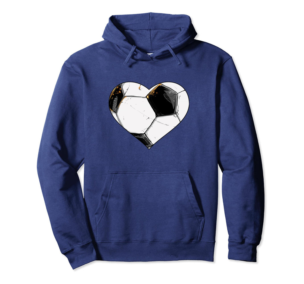 Soccer Ball Heart Love Goalie Hoodie - Aesthetic Graphic Men Women
