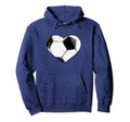 Soccer Ball Heart Love Goalie Hoodie - Aesthetic Graphic Men Women