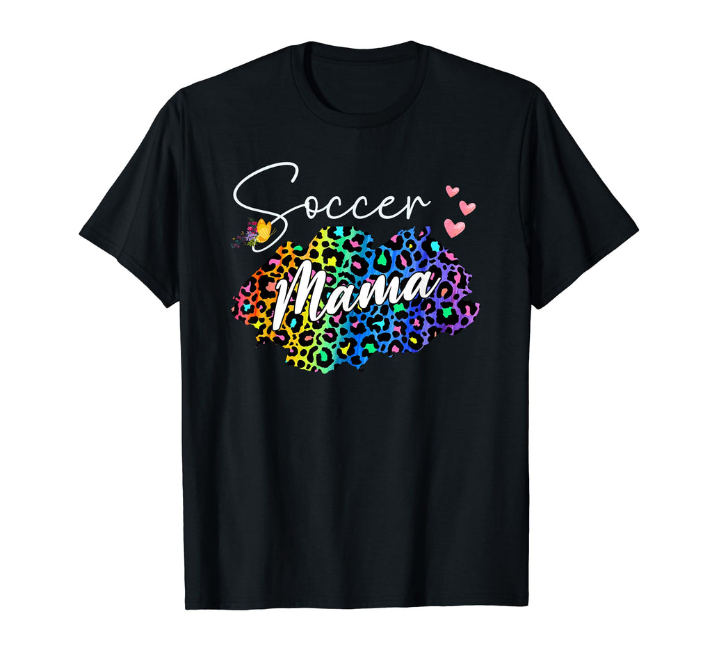 Soccer Mama Team Mom Athlete Mom T-Shirt - Novelty Apparel for Adults