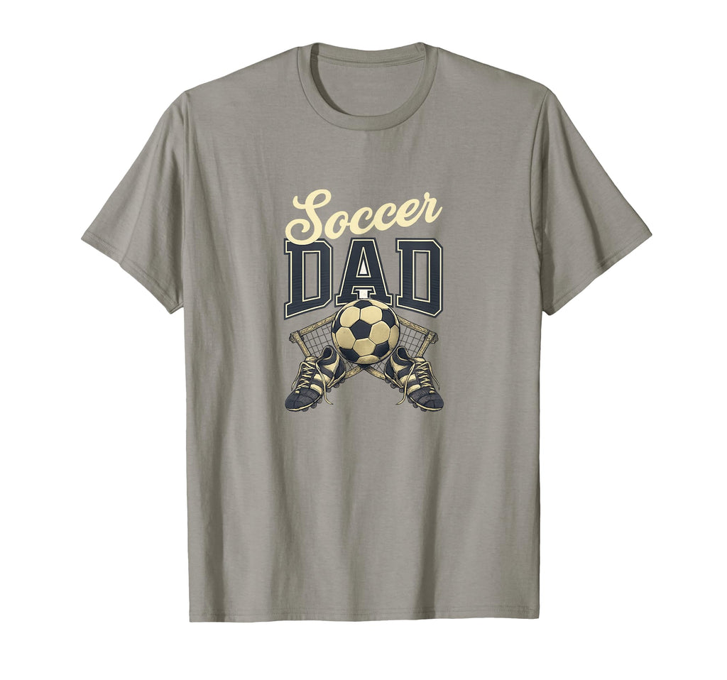 Soccer Dad Cleats Funny Gift Fathers Day T-Shirt - Custom Art Print Unisex
