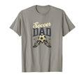 Soccer Dad Cleats Funny Gift Fathers Day T-Shirt - Custom Art Print Unisex