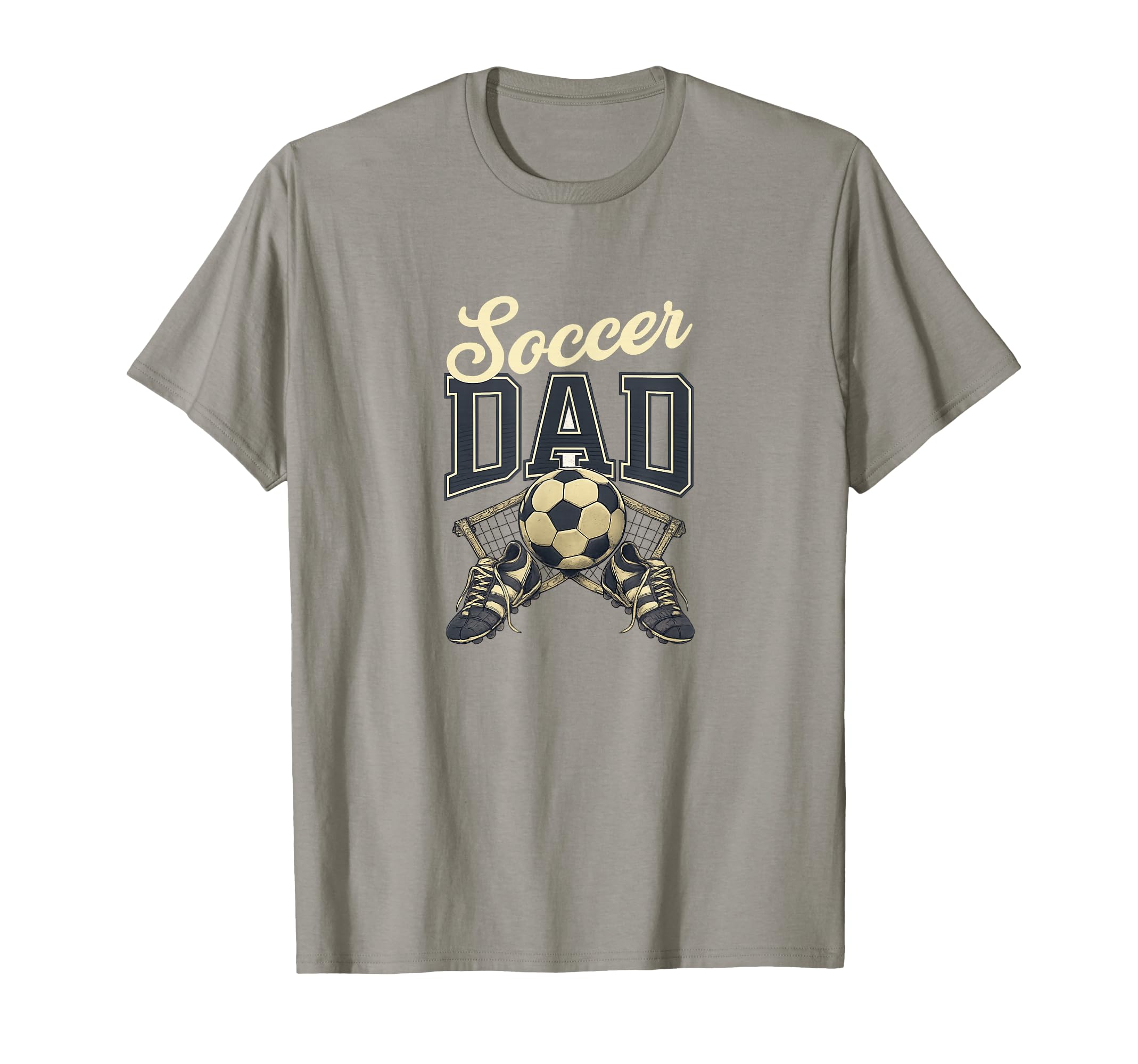 Soccer Dad Cleats Funny Gift Fathers Day T-Shirt - Custom Art Print Unisex