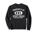 Spirit Squad Property Athletic Dept Sweatshirt - Unique Graphic Men Women