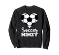 Soccer Mimzy Funny Soccer Heart Sweatshirt - Novelty Apparel Unisex